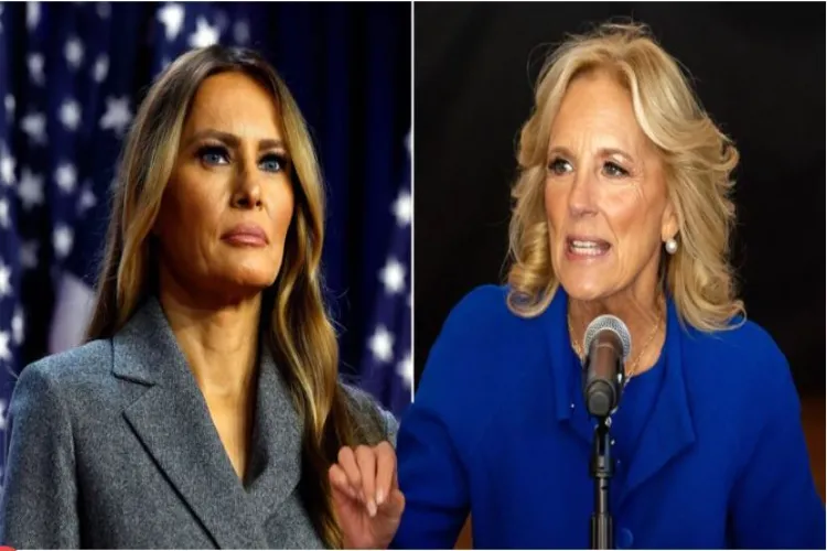 Melania Trump, and Jill Biden