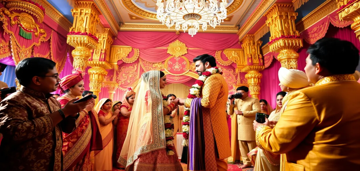 The big fat Indian wedding (AI generated image)