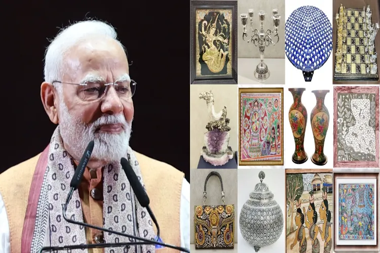 Gifts given to different heads of government or states by Prime Minister Narendra Modi