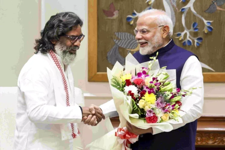 Jharkhand Chief Minister Hemant Soren met Prime Minister Narendra Modi in New Delhi