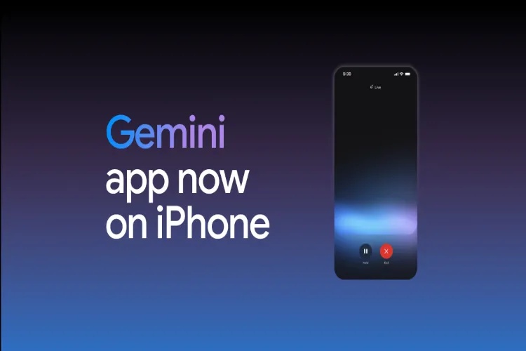 Gemini app now on IOS