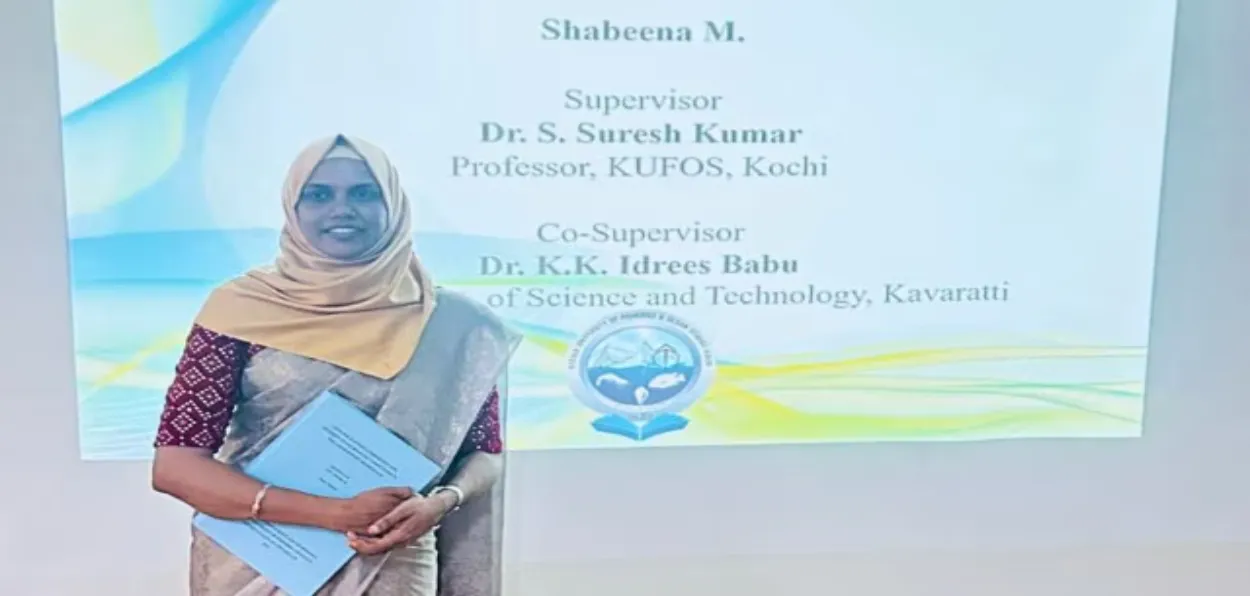 Dr. Sabeena M of Lakshadweep