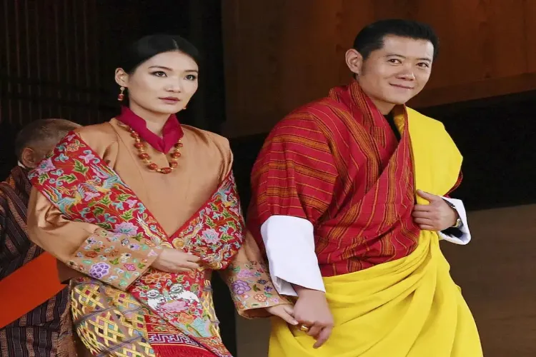 Bhutan's King Jigme Khesar Namgyel Wangchuck and Queen Jetsun Pema Wangchuck