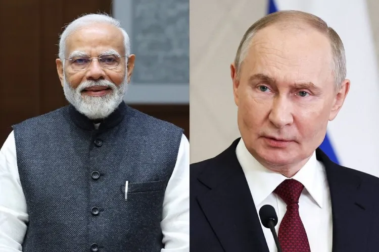 Prime Minister Narendra Modi and Russian President Vladimir Putin