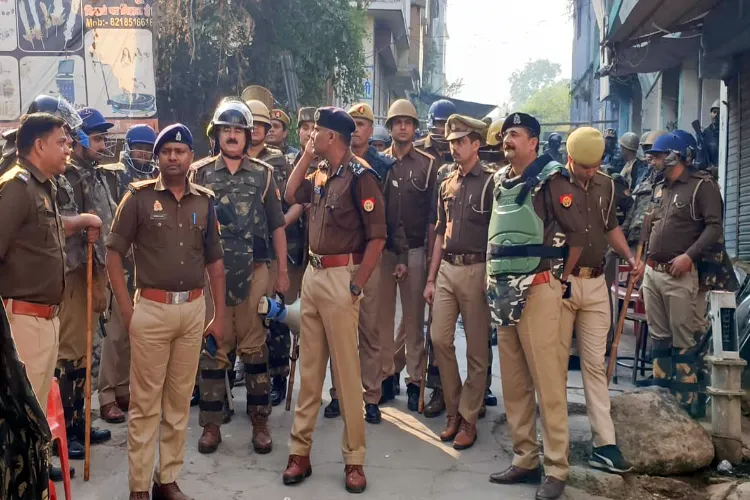 UP Police in Sambhal