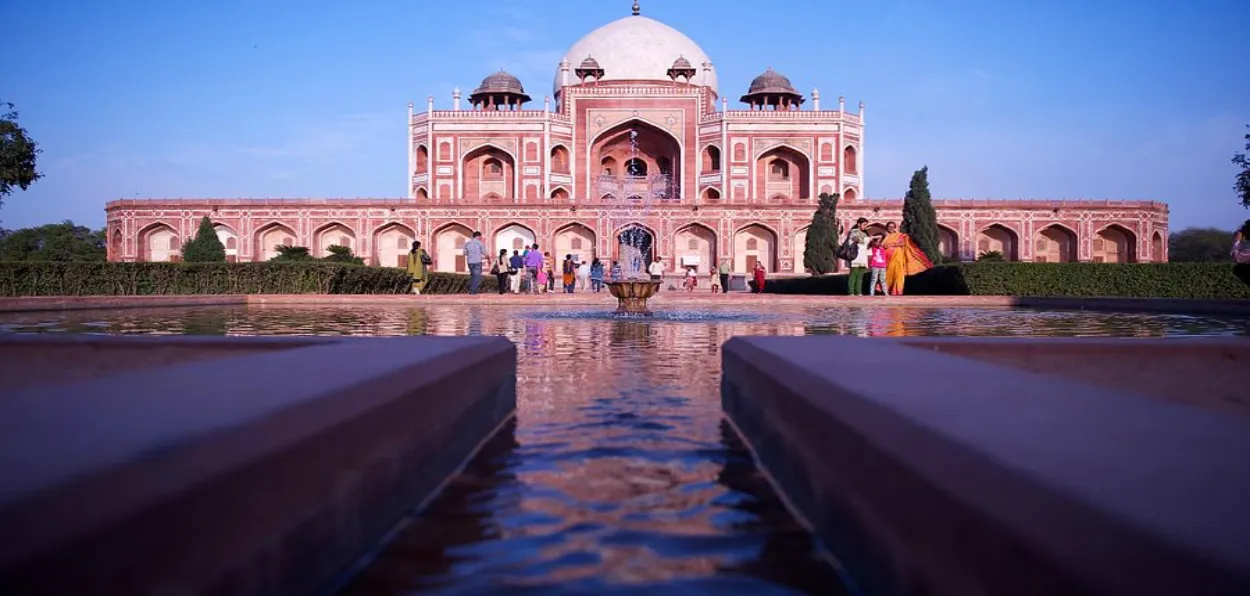 Humayun's tomb in Delhi is a marvelous piece of Indo-Islamic architecture