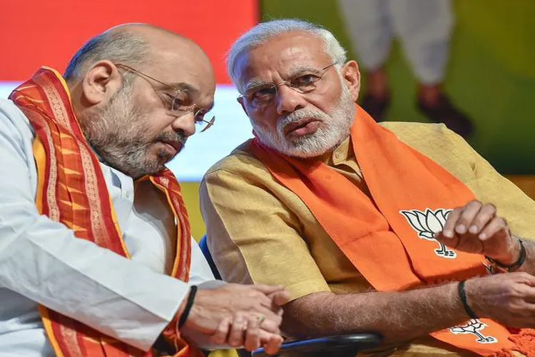 Prime Minister Narendra Modi and Home Minister Amit Shah