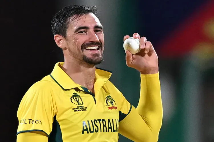 Australian cricketer Mitchell Starc