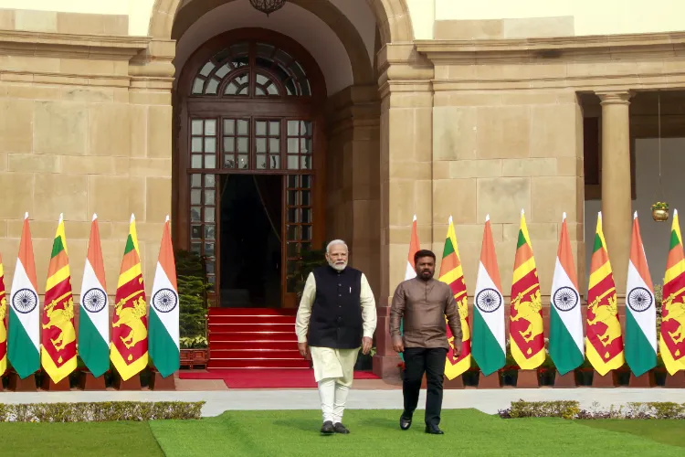 Sri Lankan President Dissanayake with Prime Minister Narendra Modi