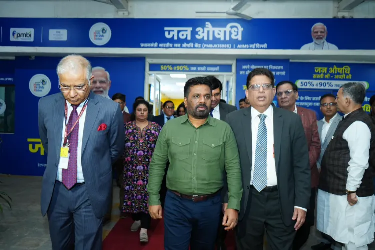 Sri Lankan President Anura Kumara Dissanayake visiting AIIMS, Delhi