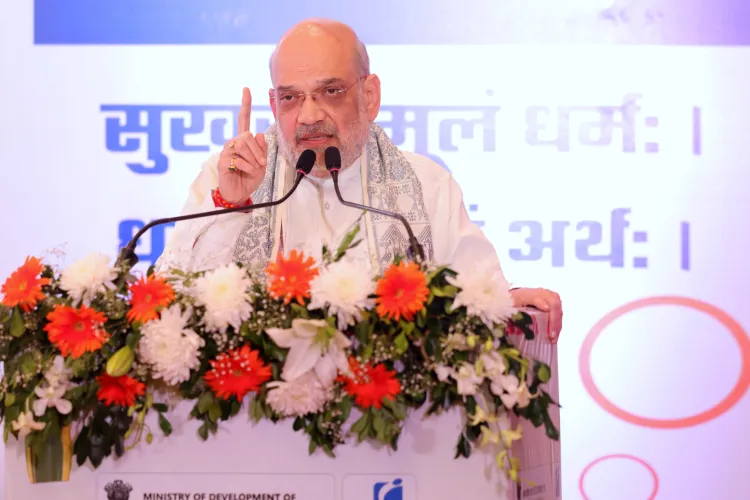 Home Minister Amit Shah speaking in Northeast