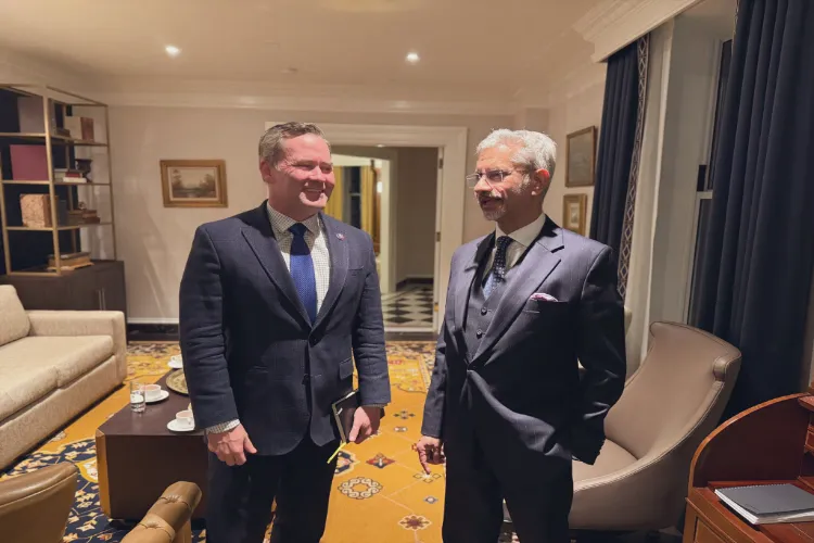 EAM Dr. S. Jaishankar with Congressman Michael Waltz, President-elect Donald Trump's nominee for NSA