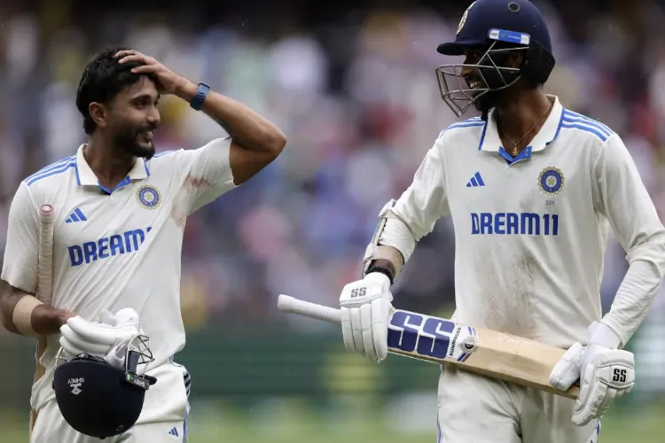 Cricketers Washington Sundar and Nitish Kumar Reddy