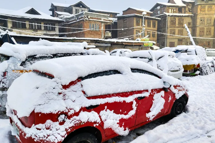 Scene of a Srinagar area