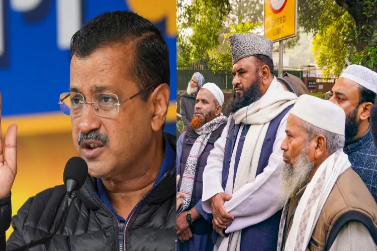 Arvind Kejriwal and Imams of Delhi Waqf Board 