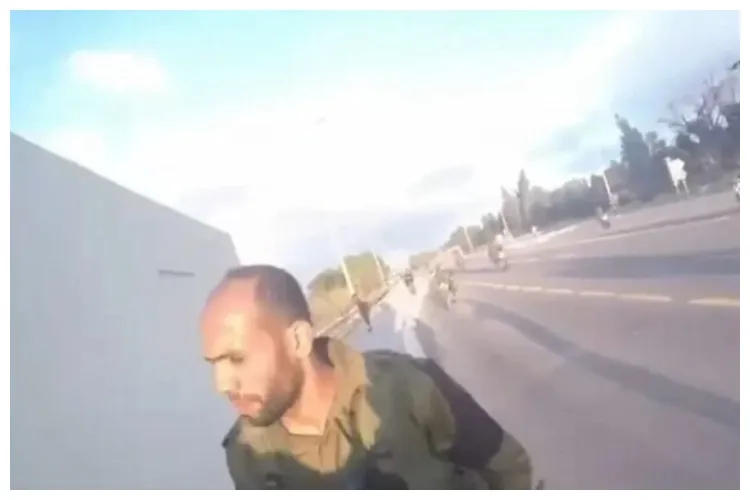 Abd al-Hadi Sabah, a Nukhba Platoon Commander - image captured in a CCTV