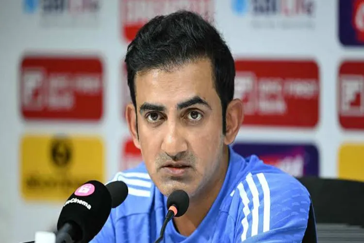 India head coach Gautam Gambhir