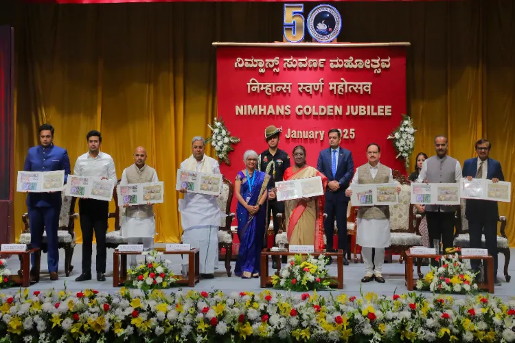 President Droupadi Murmu at NIMHANS golden jubiless