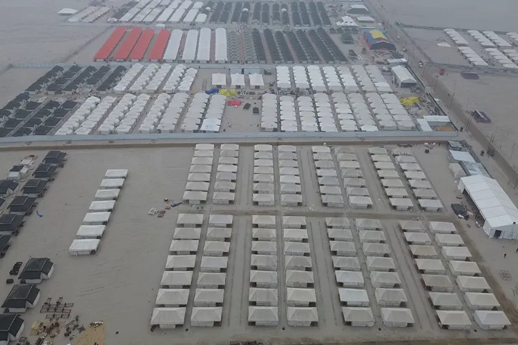 Tent City on the Bank of Triveni in Prayagraj