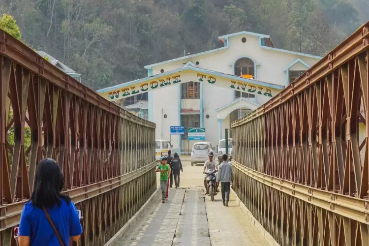 Mizoram-Myanmar border