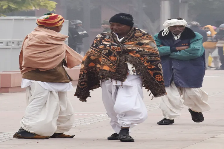 People walking in Delhi