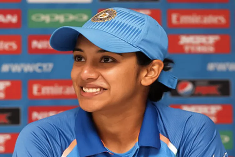 left-handed opener Smriti Mandhana