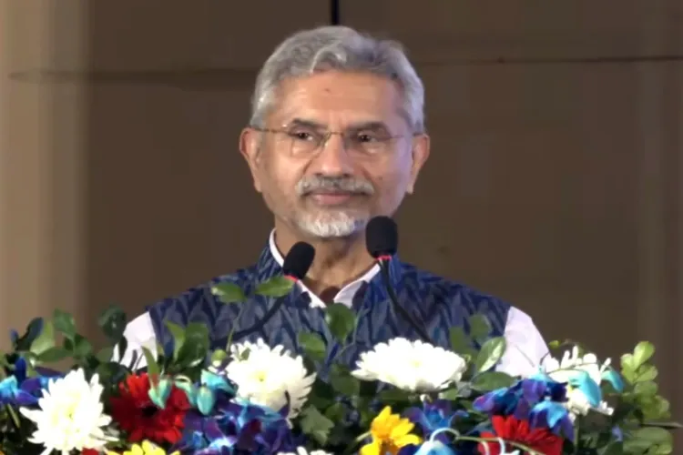 Minister for External Affairs Minister Dr S Jaishankar speaking at the PBD in Bhubaneswar