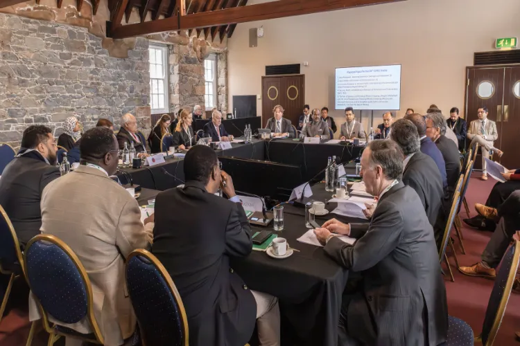 Lok Sabha Speaker Om Birla participating in  CSPOC Standing Committee Meeting in Guernsey