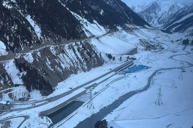 Aerial view of Sonmarg shared by  CM Omar Abdullah on X