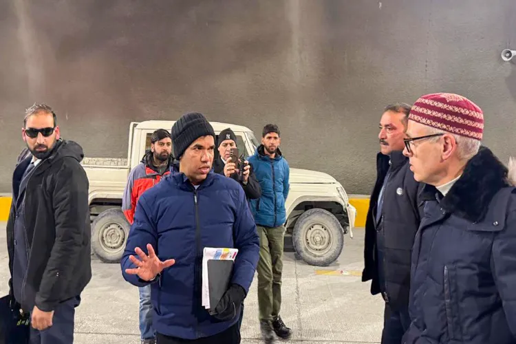 J&K CM Omar Abdullah inspects Z-Morh tunnel ahead of PM Modi’s Kashmir visit to inaugurate it