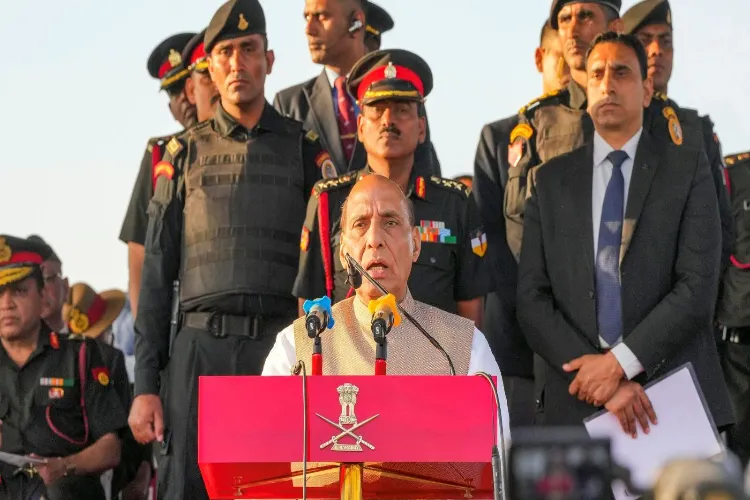 Defence Minister Rajnath Singh