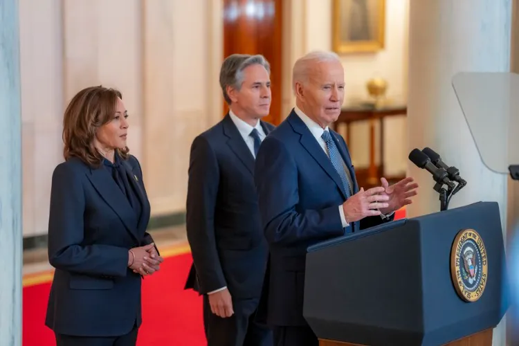 US President Joe Biden announcing the Israel-Hamas ceasefire deal