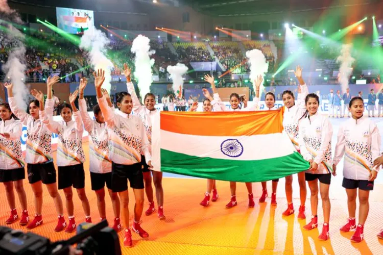 World champions Indian women's Kho Kho team