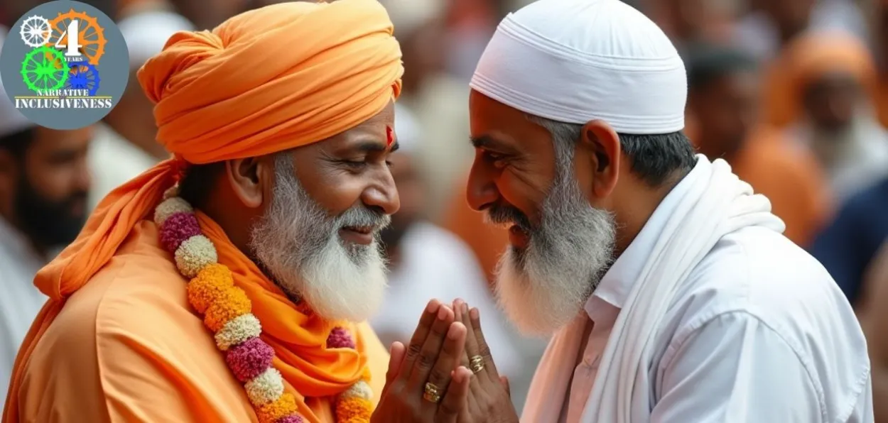 Representational Image of Hindu-Muslim unity