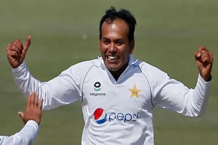 Pakistan's left-arm spinner Noman Ali