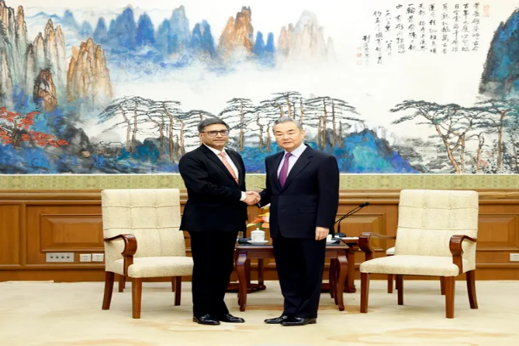  Foreign Secretary Vikram Misri's meeting with Chinese Foreign Minister Wang Yi  in Beijing