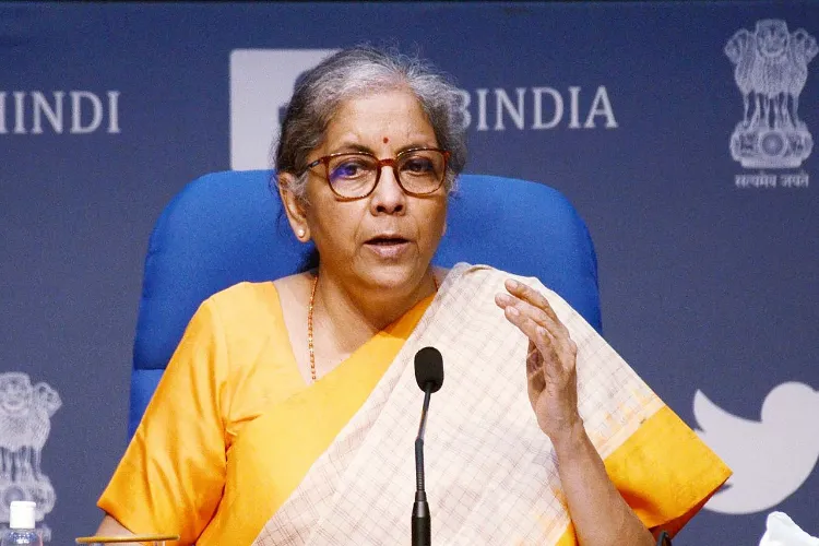 Finance Minister Nirmala Sitharaman