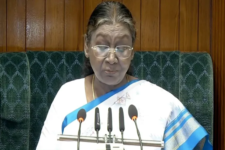 President Droupadi Murmu addressing joint session of Parliament