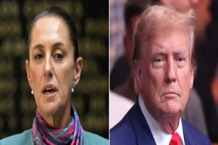 President ofg Mexico President Claudia Sheinbaum and president Donald trump