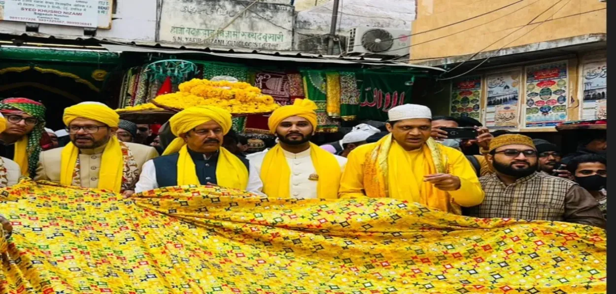 Basant Panchmi at Hazrat Nizamuddin dargah, Delhi