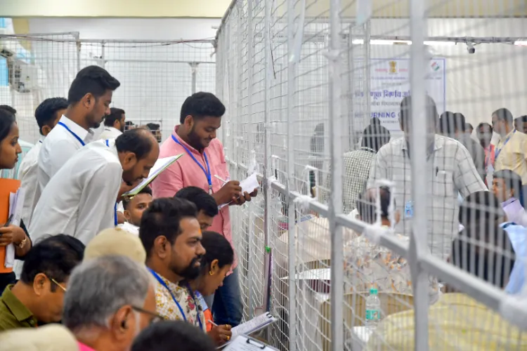 Counting center Erode East, Tamil Nadu