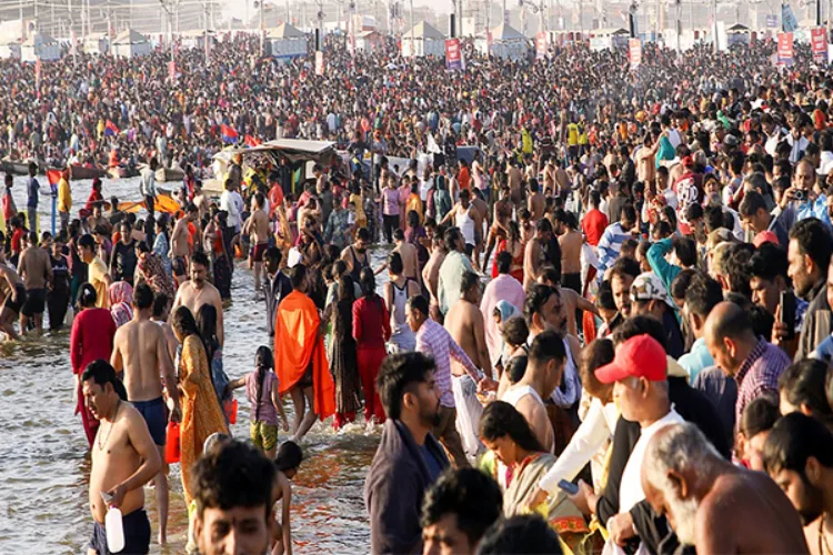 View of Prayagraj on Sunday