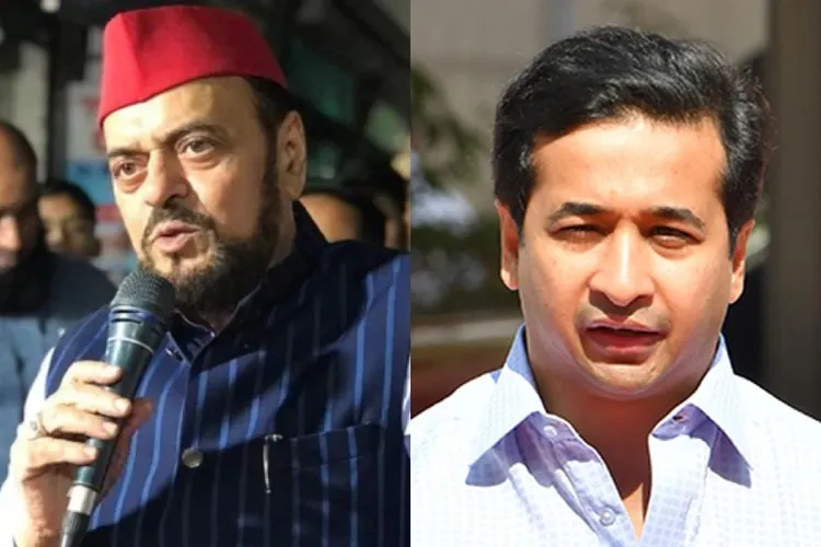 Abu Azmi and Nitesh Rane