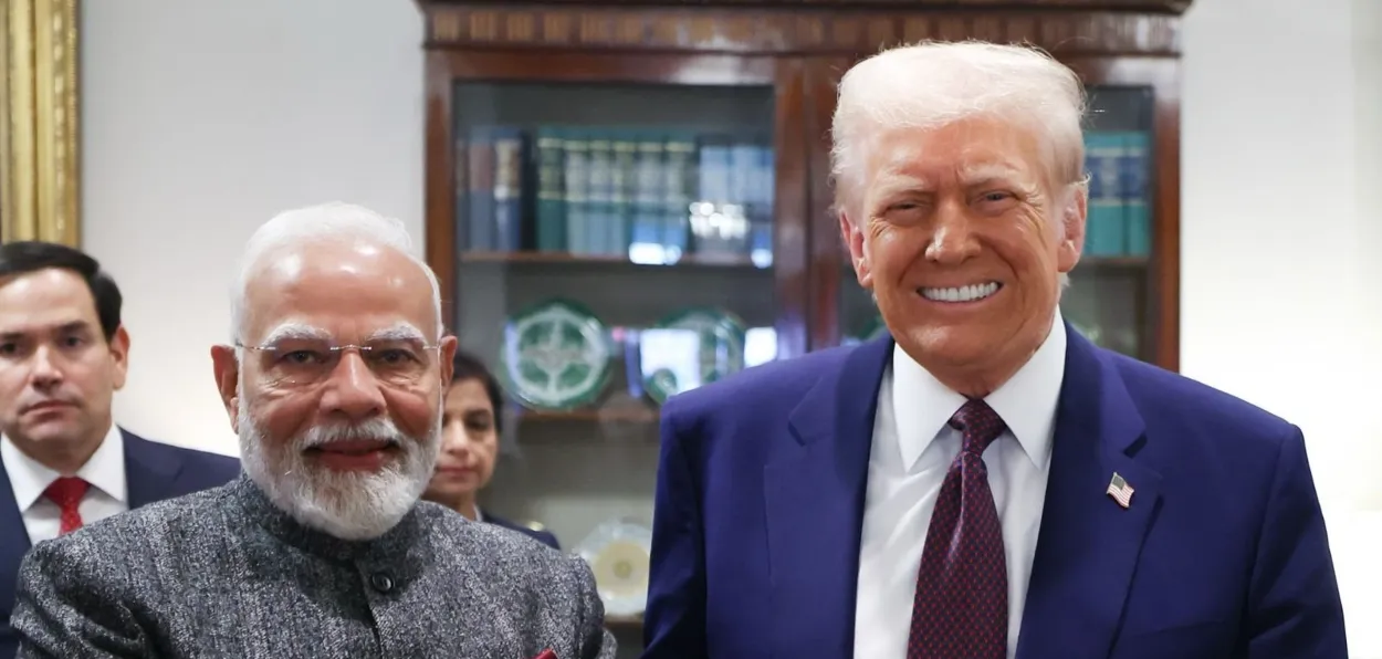 President Donald Trump and Prime Minister Narendra Modi at White House