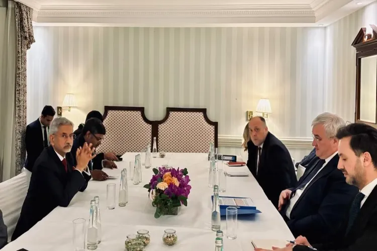 External Affairs Minister S Jaishankar held a meeting with his Ukrainian counterpart Ukrainian counterpart Andrii Sybiha on the sidelines of the Munich Security Conference (MSC) in Germany's Munich on Friday 