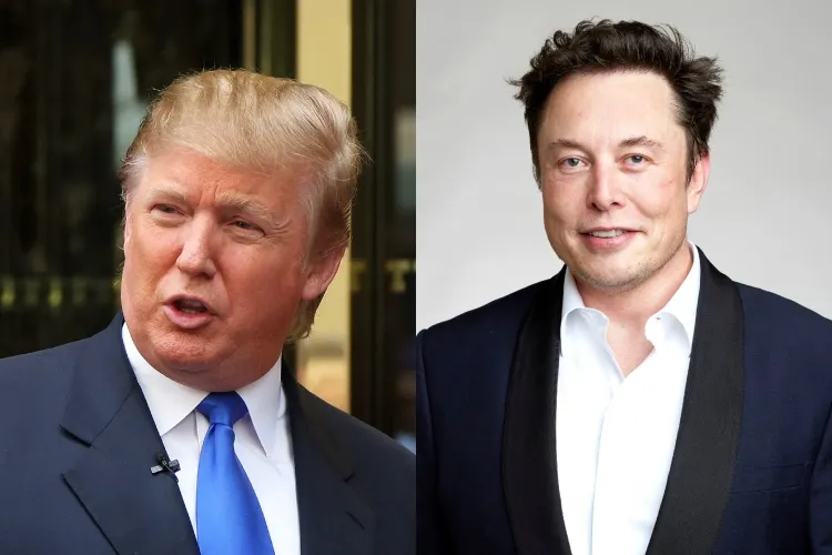 US President Donald Trump and billionaire Elon Musk