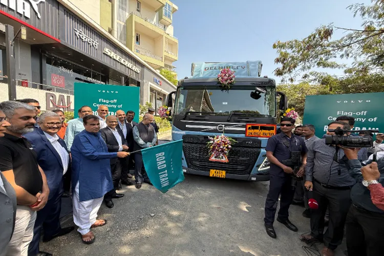 Nitin Gadkari flags off India’s 1st ‘Road Train’ for long-haul transportation