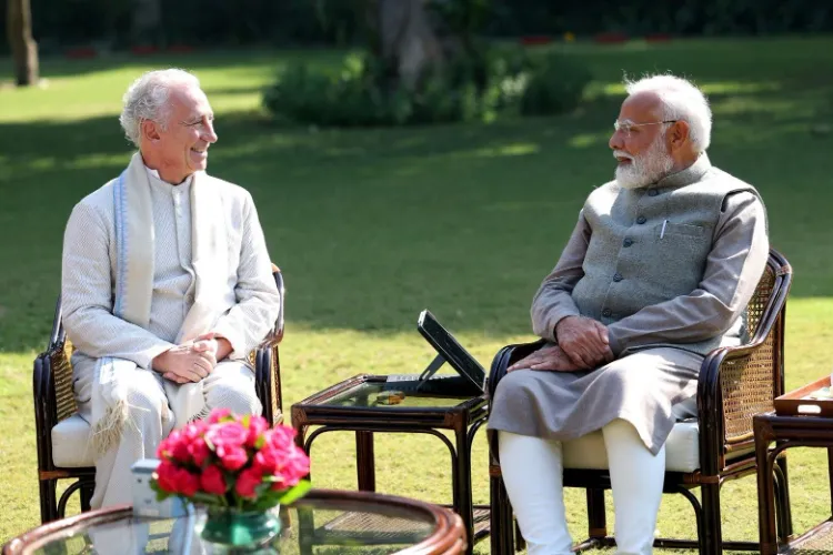 PM Modi with Dr Tony Nader