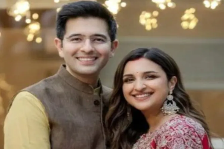 Parineeti Chopra with her hubby Raghav Chadha