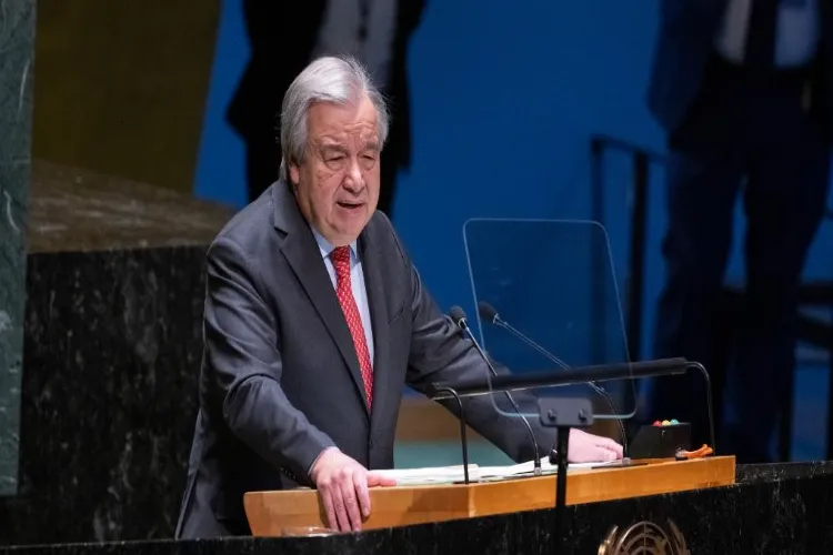 UN Secretary General Antonio Guterres 